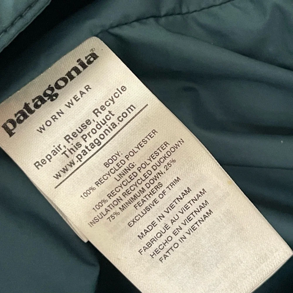 Patagonia Down With It Insulated hooded Parka‎ coat Small